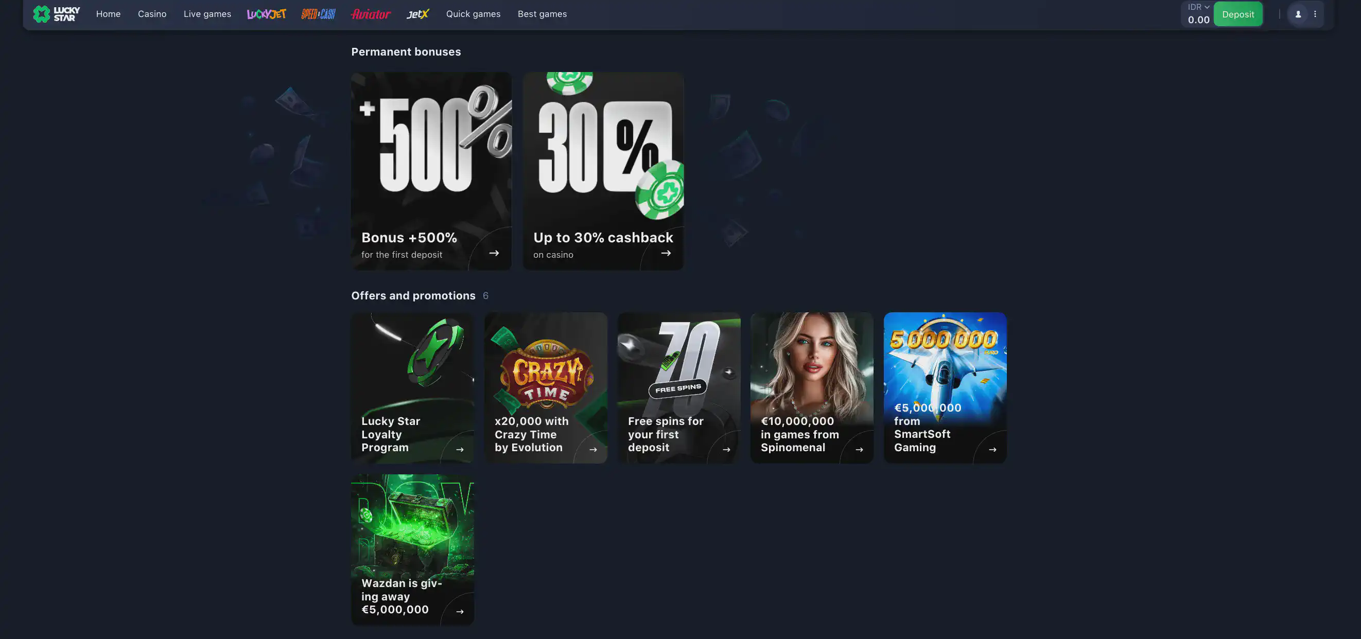 Lucky Star Casino Bonus