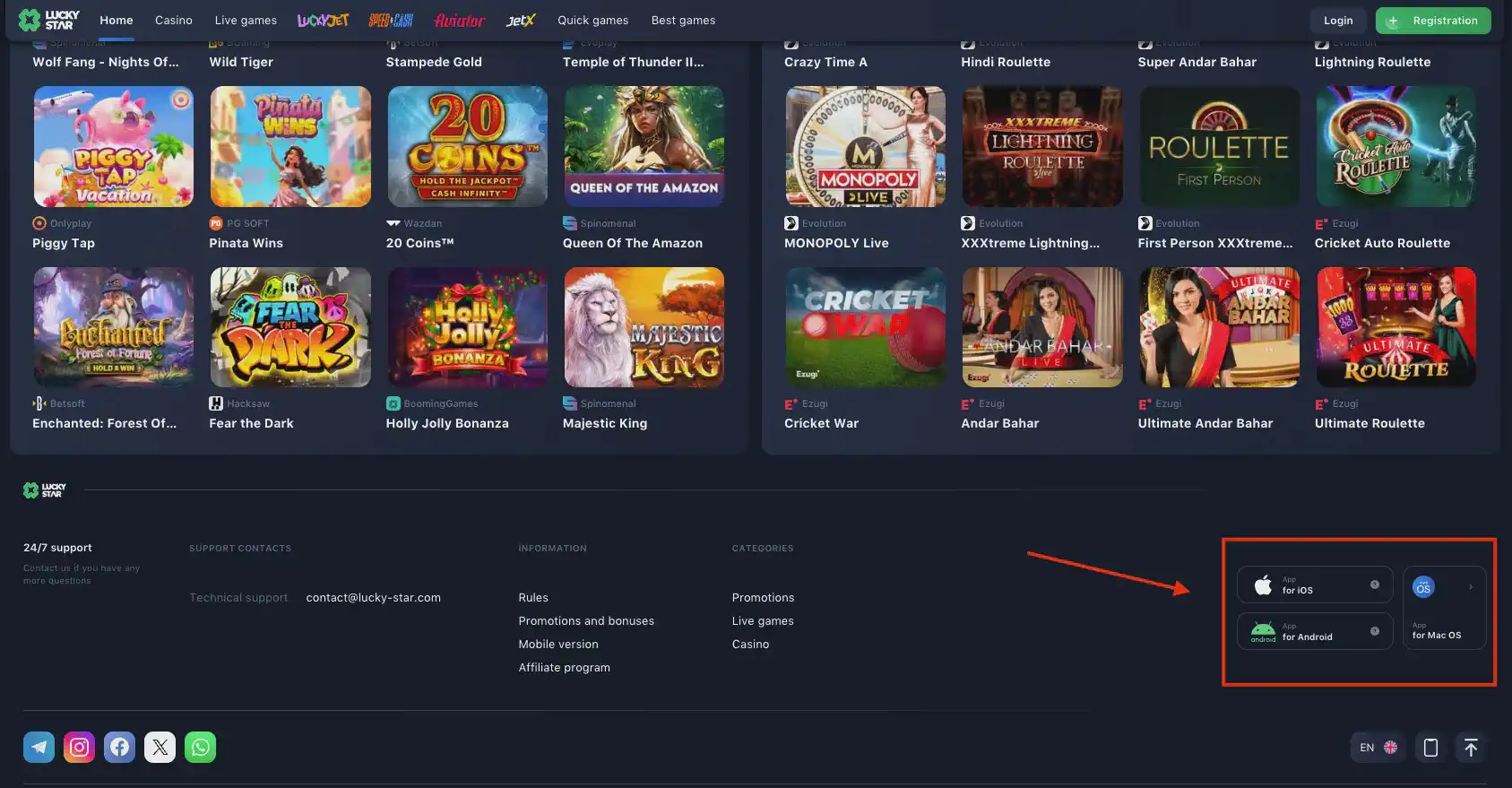 Download Lucky Star App in India